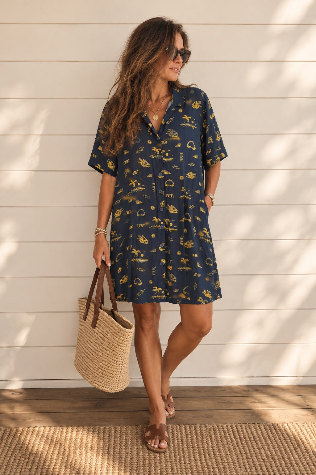 Button Down Dress | Salty Crew | Large